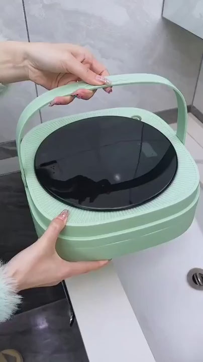 Folding washing machine portable automatic dormitory travel essential mini underwear socks washing machine